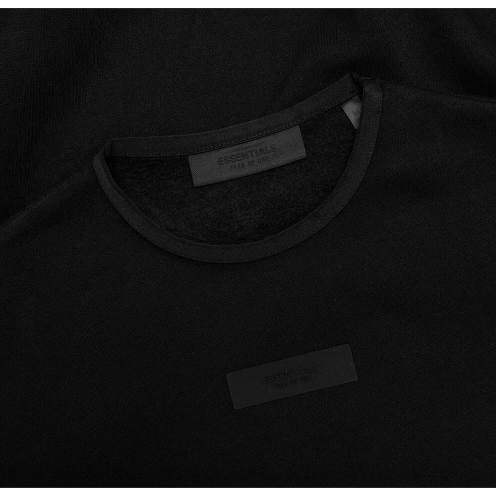 RETAIL $105 Fear of God Essentials Crewneck - Black*SIZE Medium*OVERSIZED*NEW - Picture 3 of 4